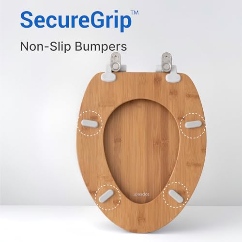 Bamboo Toilet Seat Elongated (Bamboo / Elongated)