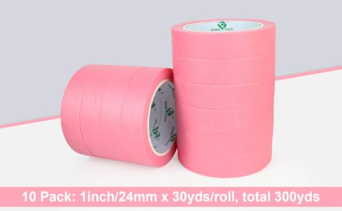 Pink Painters Tape 0.94 Inch (Pink)
