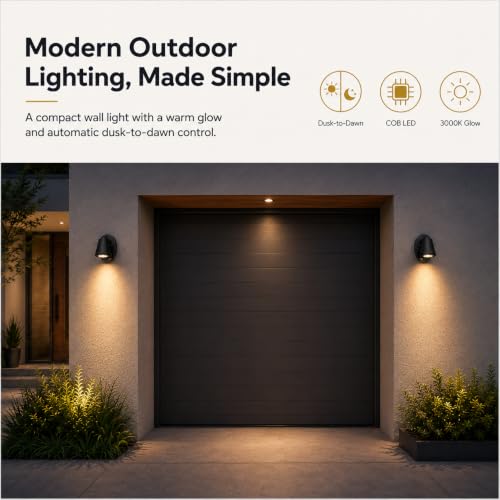 Dusk to Dawn Outdoor Wall Sconce