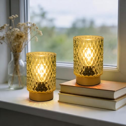 Battery Operated Lamp with Timer (Green)