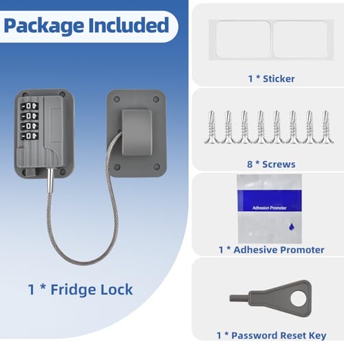 Refrigerator Lock (Grey-2Packs)