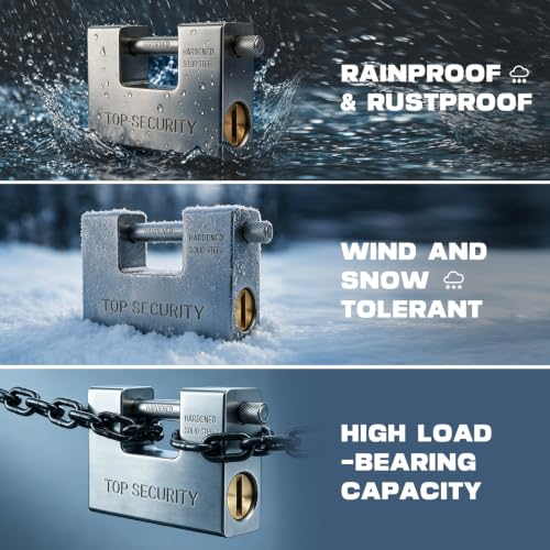 Heavy Duty Aluminum Alloy Core Padlock