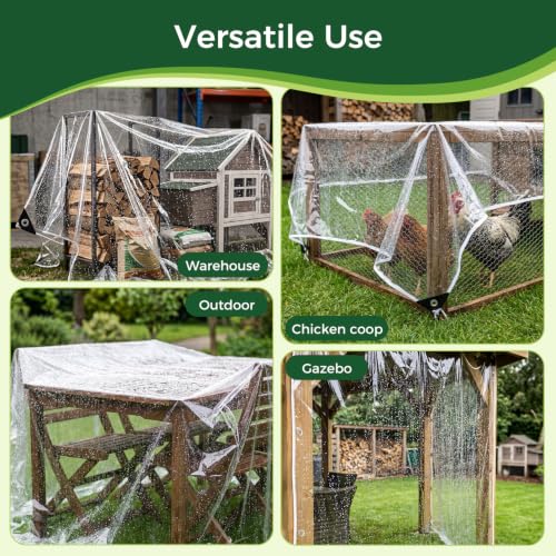 Clear Tarps Heavy Duty Waterproof