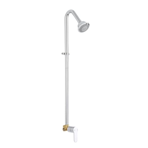Outdoor Shower System with Hot and Cold Valve