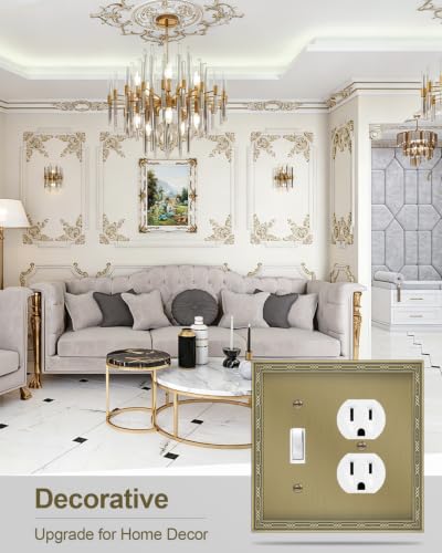 Durable Solid Zinc Alloy Switch Plate Covers