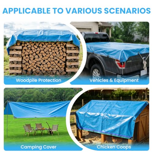 Tarps Heavy Duty Waterproof with Grommets