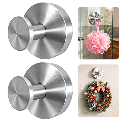 Suction Cup Hooks for Shower & Bathroom. Drill