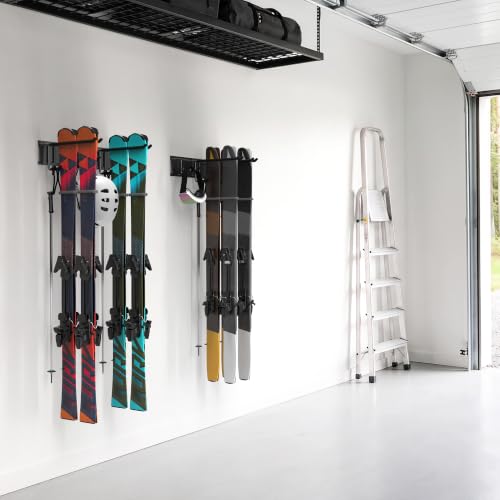 Wall Mounted Ski Storage Rack