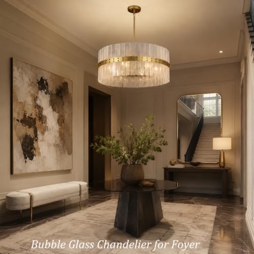 Handmade Bubble Glass Chandelier