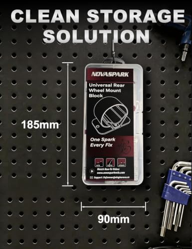 Bike Rear Wheel Holder (Rear wheel - Red)