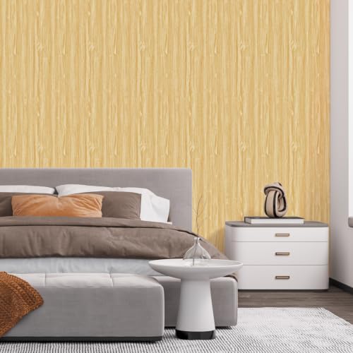 Striped Wood Peel and Stick Wallpaper (Striped JF008 / 23.6" x 472")