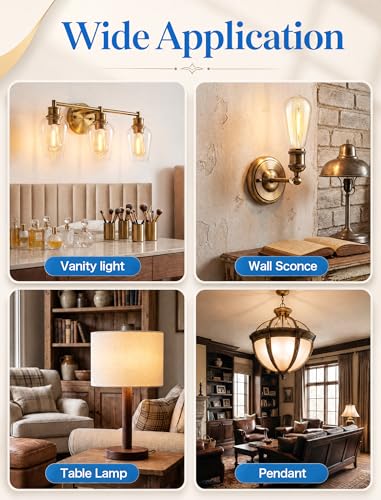 ST40 LED Light Bulbs 25 Pack (Clear 25pk / E17 Bulbs)