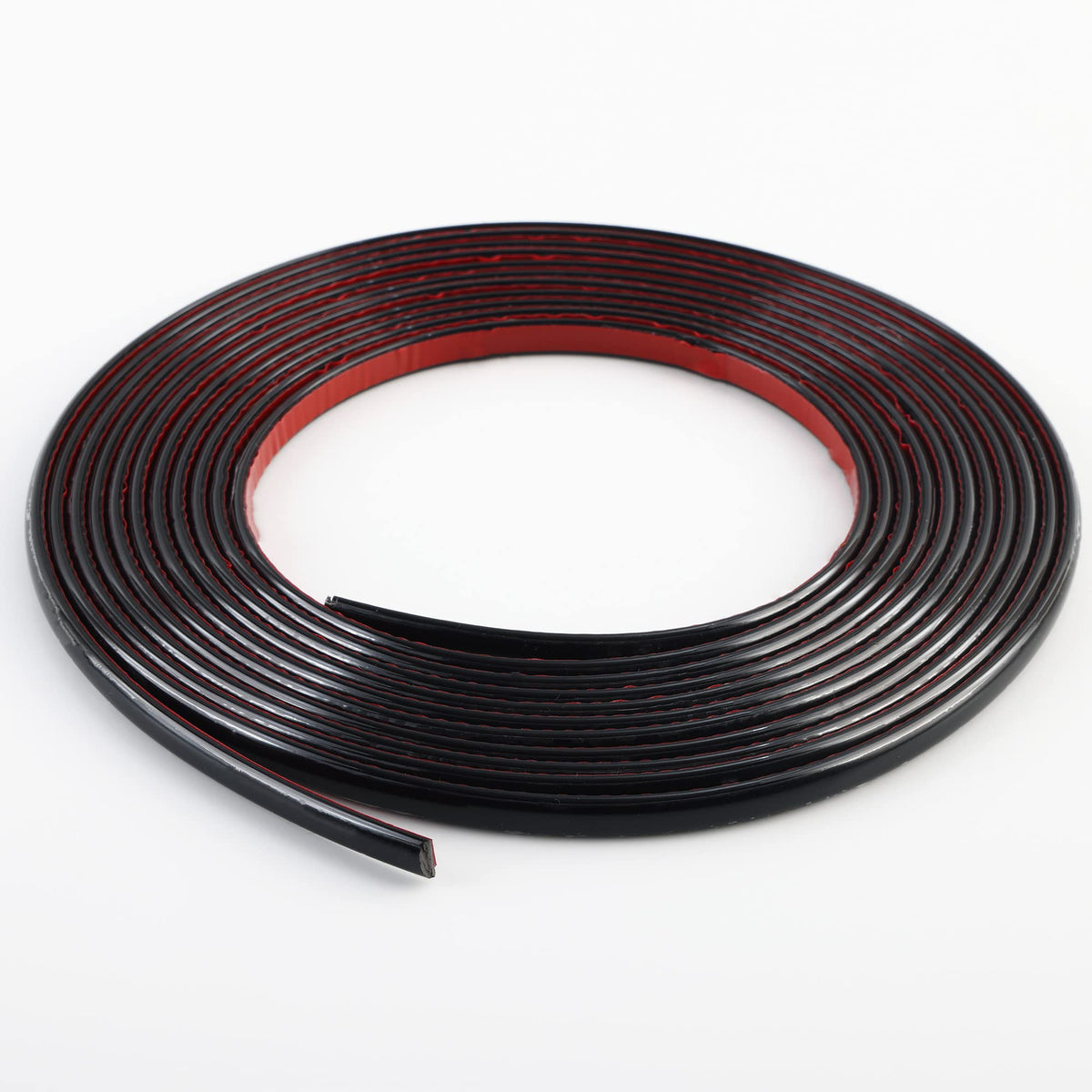 32.8ft Peel and Stick Molding Trim (10mx8mm / Shiny Black)