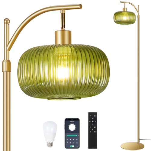 Glass Floor Lamp for Living Room