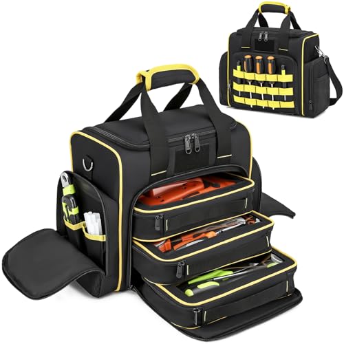 Tool Bag with 3 Removable Cases