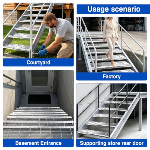 Galvanized Steel Stair Treads (36*10in T4)