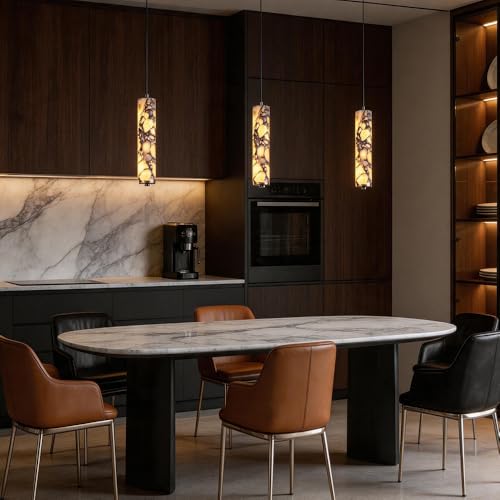 11 Inch Natural Alabaster Pendant Lights
