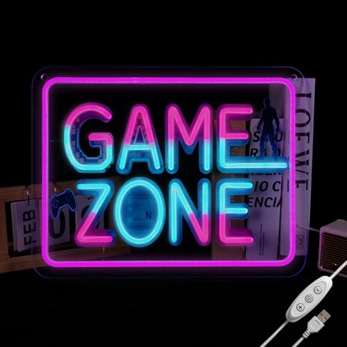 Gamer Neon Sign for Game Room Decor