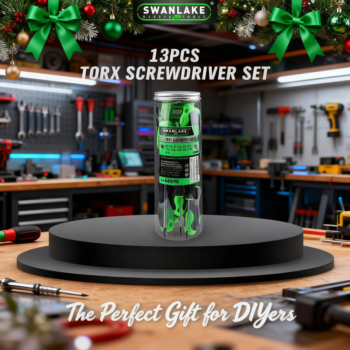 SWANLAKE Magnetic Torx Screwdriver Set (13-Piece Torx Screwdriver Set)