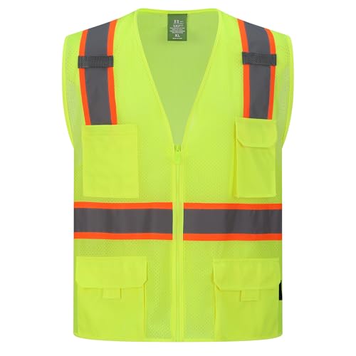 Hi Vis Reflective Safety Vests for Men Women