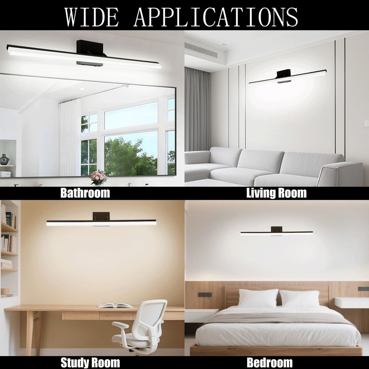 48 Inch Modern Bathroom Light Fixtures Over Mirror (48 Inch)