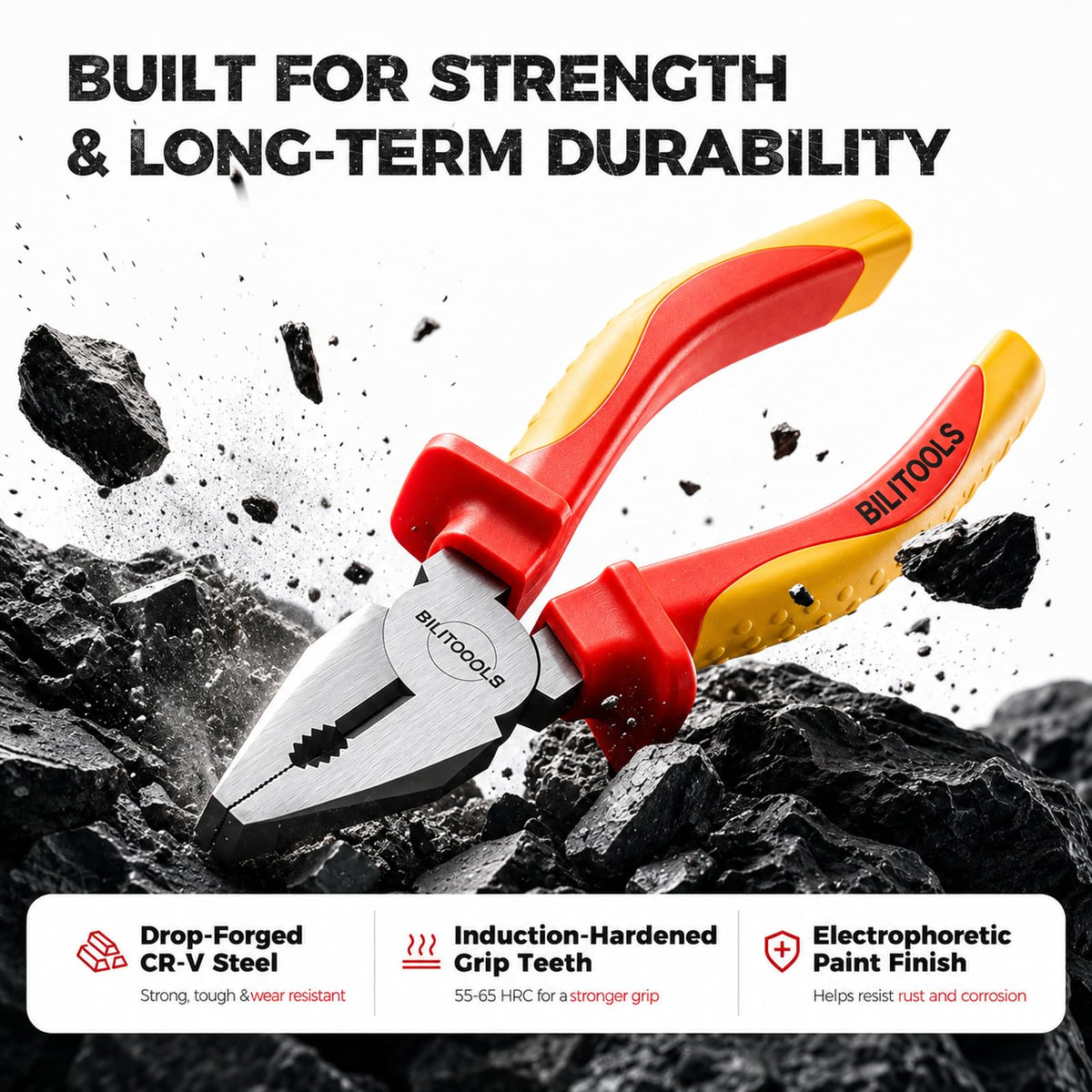 1000V Insulated Lineman Pliers (Insulated Pliers / Insulated Lineman Pliers)