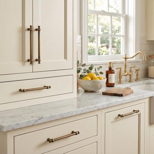 1-Pack 12-Inch(305mm) Antique Brass Cabinet Pulls (Antique Brass / Appliance Pull 12"(305mm) Hole Center)