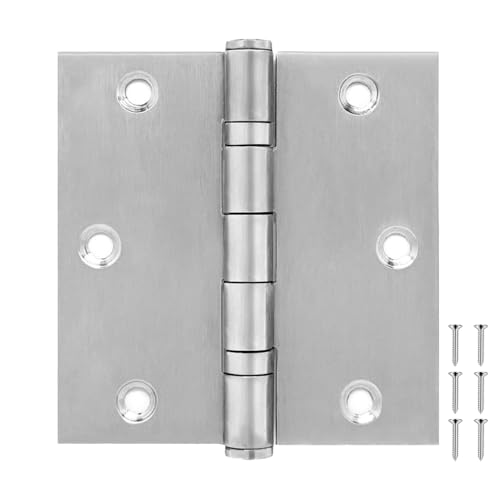 6 Pack 3.5 Inch Heavy Duty Stainless Steel Door Hinges