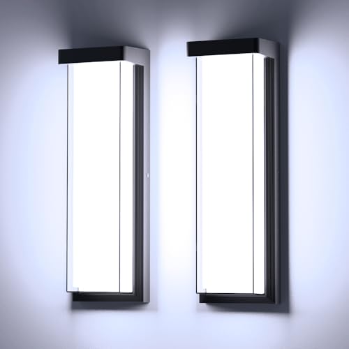 LED Outdoor Wall Light Fixture 16in Dimmable Modern Porch&Patio Wall Light Fixture