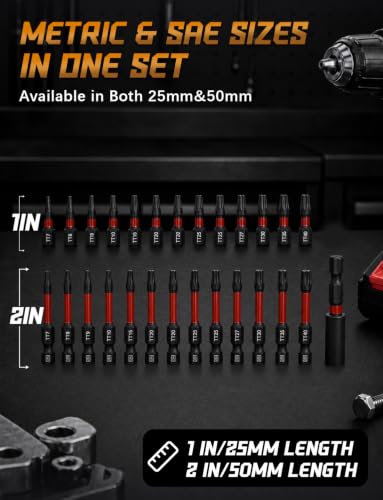 Security Torx Bit Set for Impact Driver