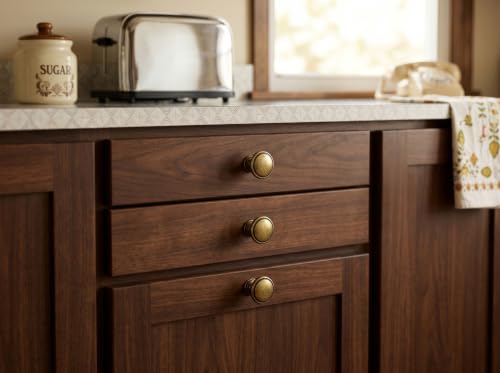 6 Pack Cabinet Knobs Drawer Knobs Solid Zinc Alloy Kitchen Hardware