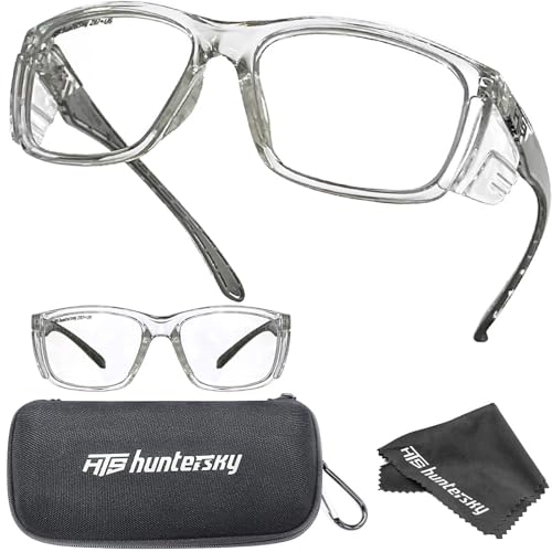 E60 Anti Fog Safety Glasses with Side Shields ANSI Z87 Eye Protection for Men Women Lab Chemistry Goggles DIY