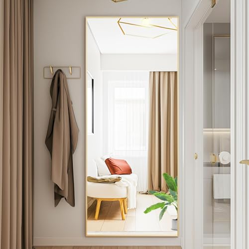 63"x20" Full Length Floor Mirror (Rect-gold / 63"L x 20"W)