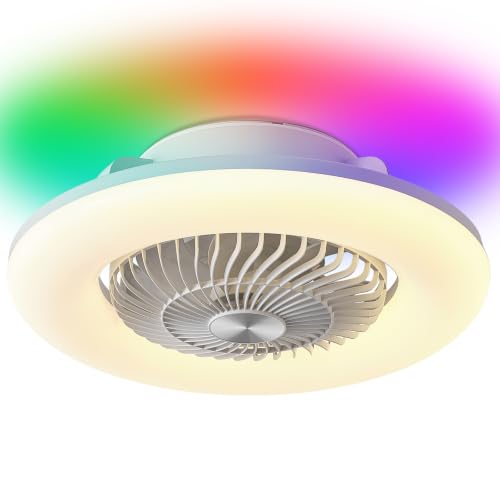 Bladeless Low Profile Ceiling Fan RGB