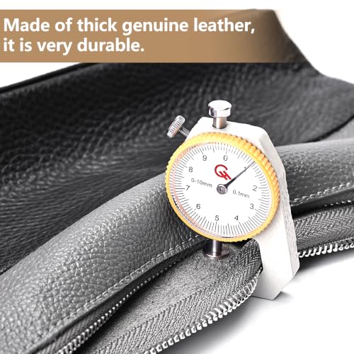 Leather Tool Bag Zipper Pouch