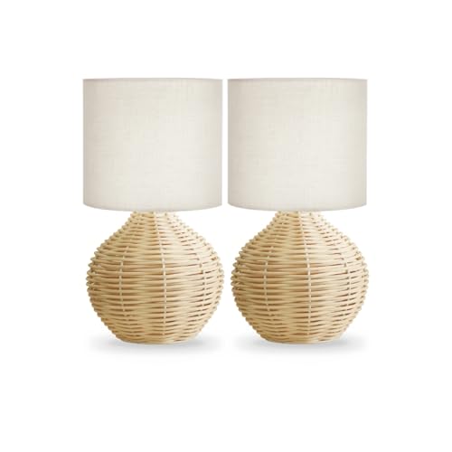 Rattan Small Table Lamp