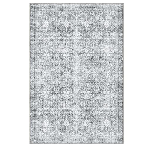 6x9 Area Rugs (Light Grey / 6' x 9' (Rectangular))