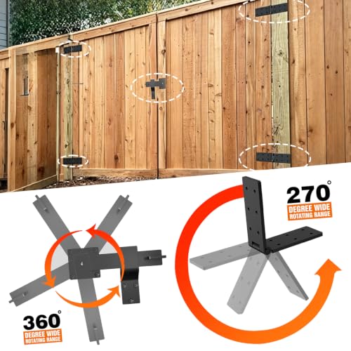 Fence Gate Hinge and Latch Set