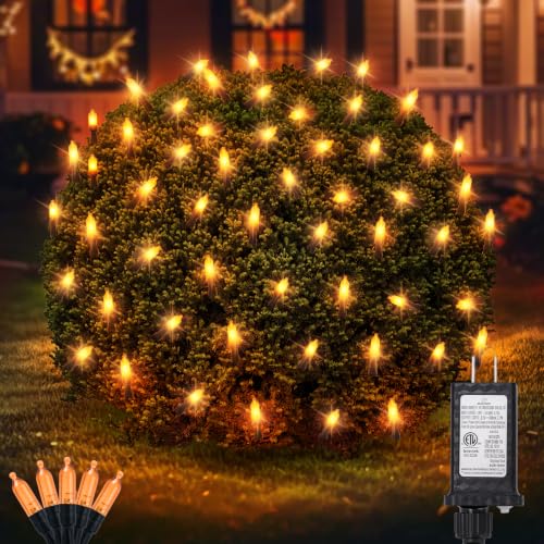 2 Pack 120LED Net Lights Outdoor