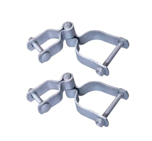 2 Pack Chain Link Fence Gate Hinge Kit