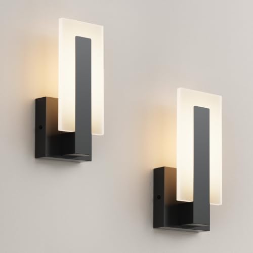 Modern LED Wall Sconces Set of 2