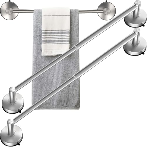 Adjustable Suction Cup Towel Bar for Bathroom 14
