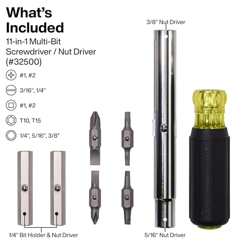 Multi Bit Screwdriver and Nut Driver Set with Cushion