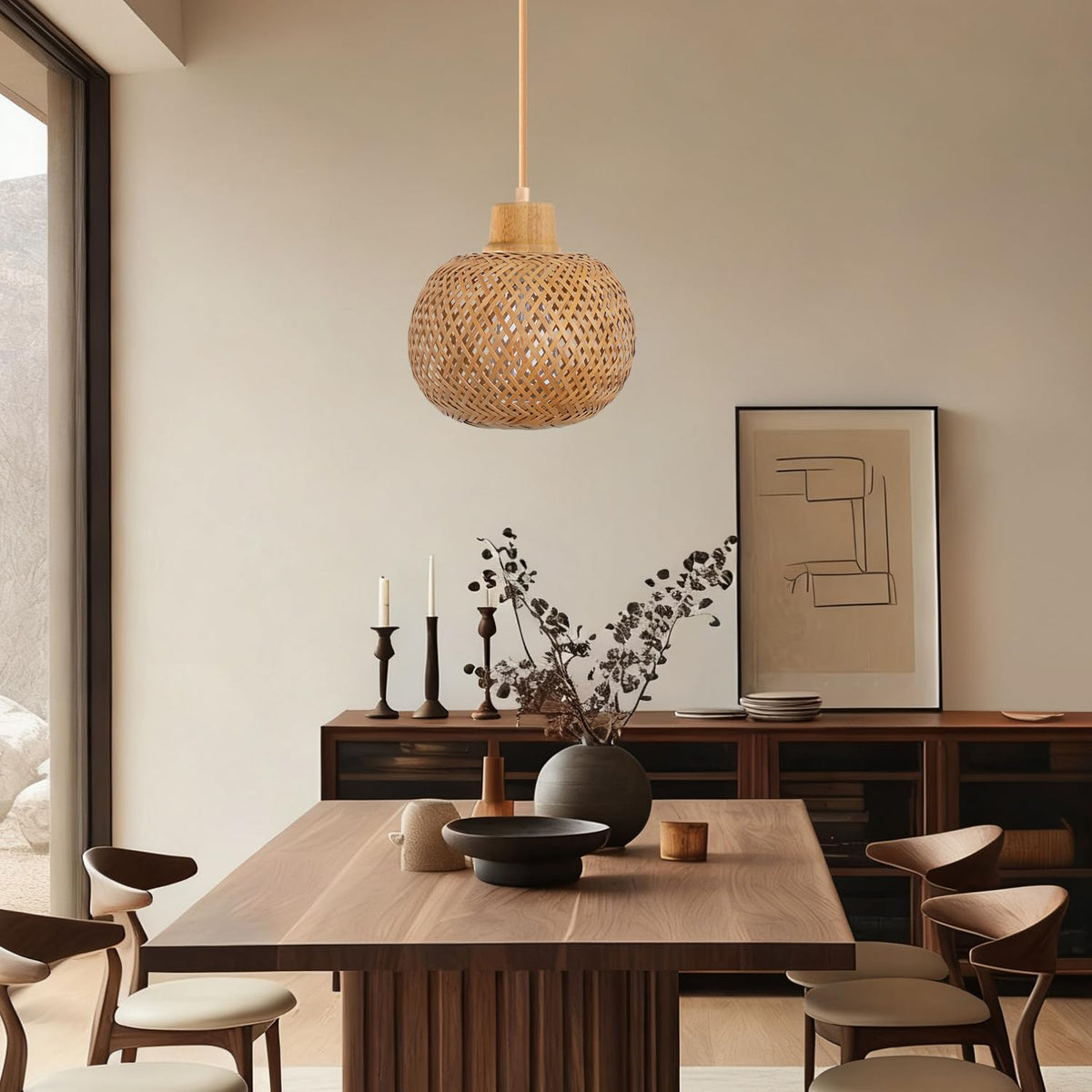 Plug in Pendant Light Cord (WeavedPlug-15FT)