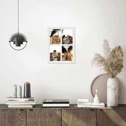 Picture Frame Collage 5x7 Set of 2 (Rustic White / 11.7x15.7in (2Pack))