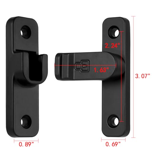 90 Degree Right Angle Barn Door Lock