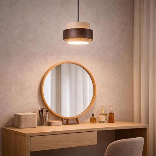 Natural Travertine Pendant Light