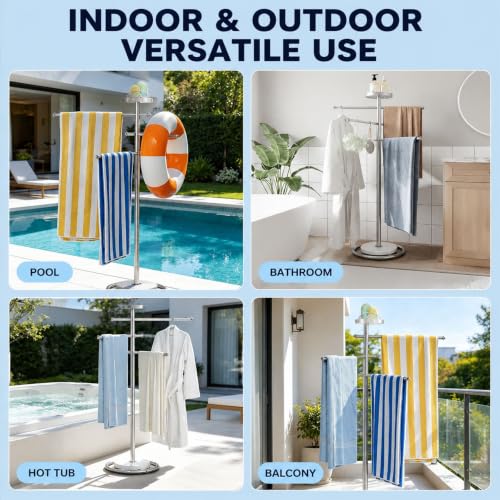 Pool Towel Rack Outdoor