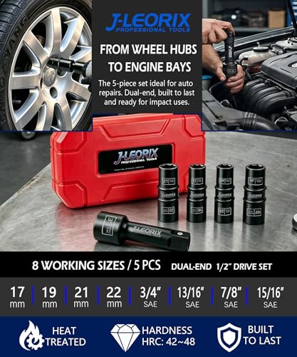 5PCS Flip Impact Socket Set