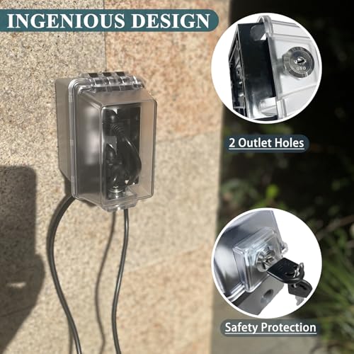 outlet cover lock box